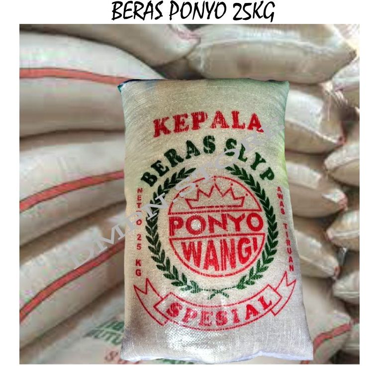 

BERAS 25kg MEKAR PULEN MEREK PONYO