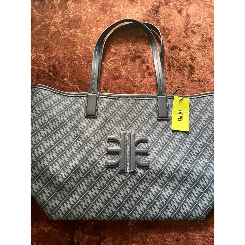 [PRELOVED] JW PEI TOTE BAG NAVY 100% ORIGINAL