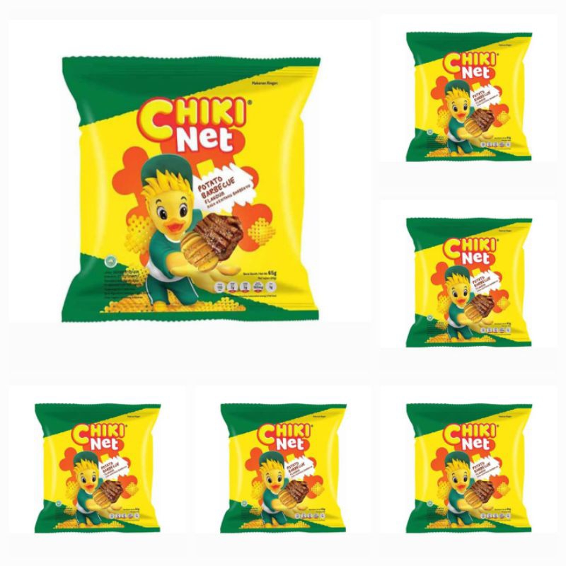 

Chiki Net Potato Barbecue Flavour / Snack Jaring Rasa Kentang Barbekyu 65 Gr