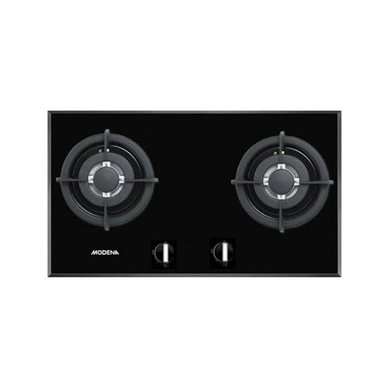 Modena BH1725LG - Kompor Tanam 2 Tungku Tempered Crystal