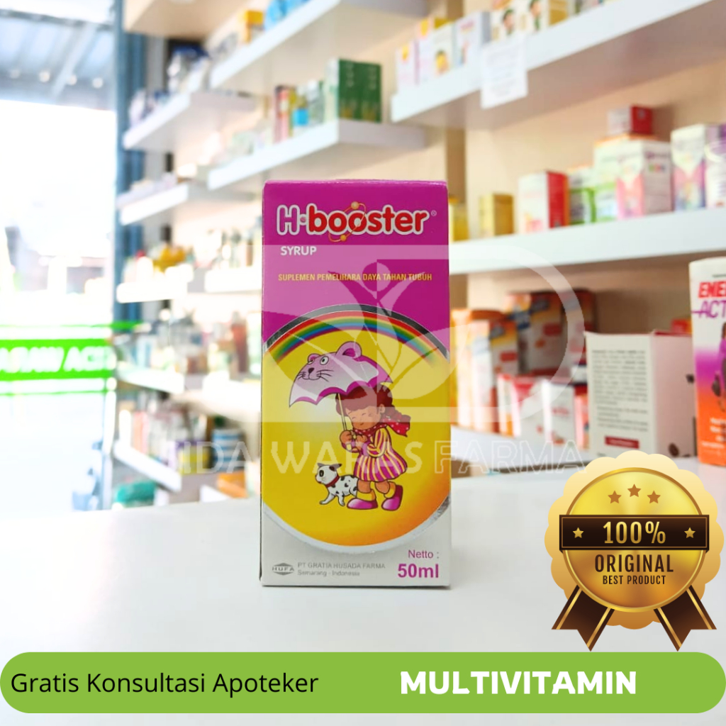 H-Booster Syrup 50ml - Suplemen Anak