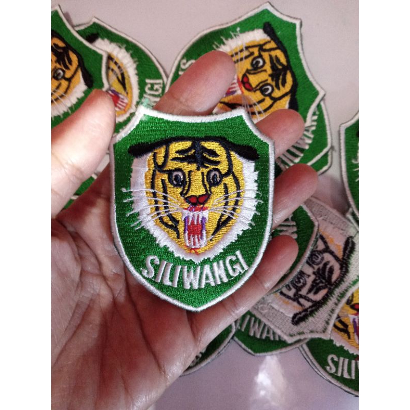 bordir kodam siliwangi pdh pdl