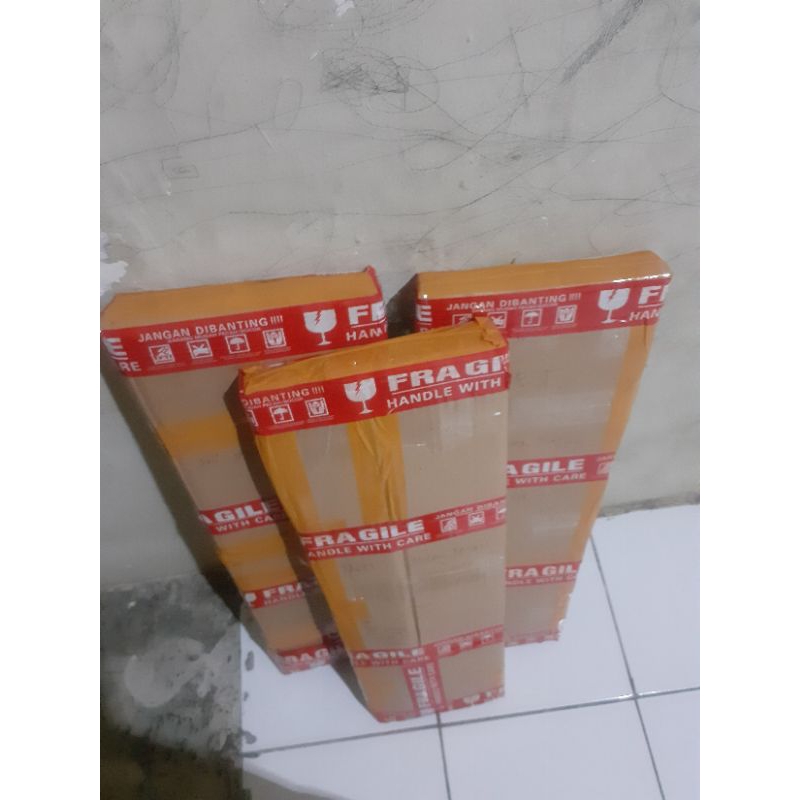 

Kardus Packing + bambu pengaman dan buble