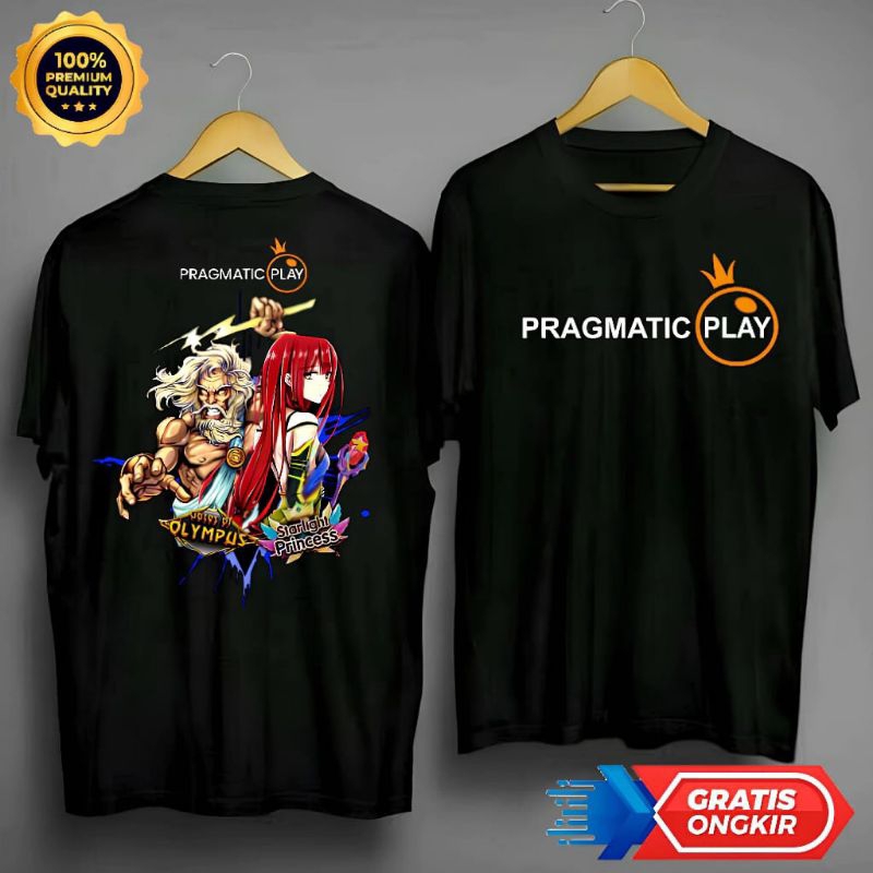 Kaos Slot Keren BISA COD GRATID ONGKIR DISKON Baju Slot T-shirt  Premium - Kaos Pragmatic Termurah