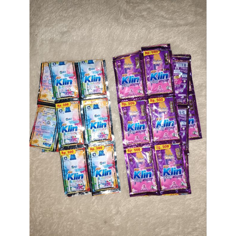 SOKLIN LUQUID CAIR/DETERGEN CAIR/SABUN CUCI BAJU/SOKLIN LUQUID SACHET