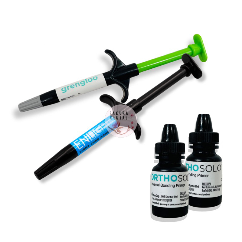 Ormco Enlight Grengloo Orthosolo Lem Bracket Behel