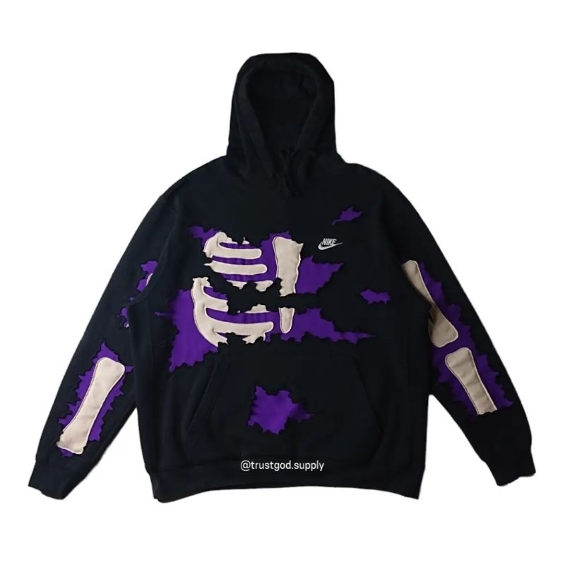REWORKED NIKE SKELETON HOODIE