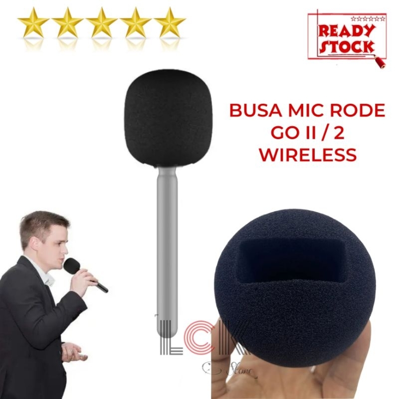 Busa mic microphone Rode wireless GO II saramonic blink 500 -Foam Windscreen pop filter windshield