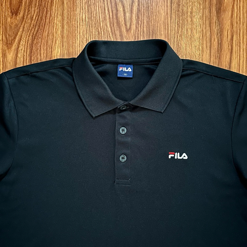 Polo Shirt FIL4 Basic Black (L)