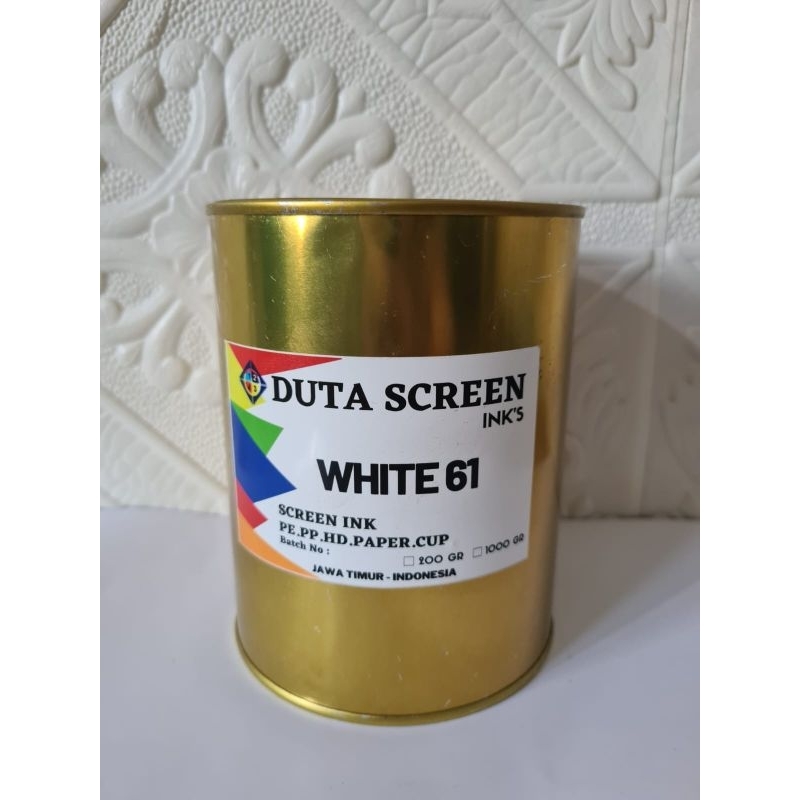 

Tinta Sablon Duta Screen White 61 glossy