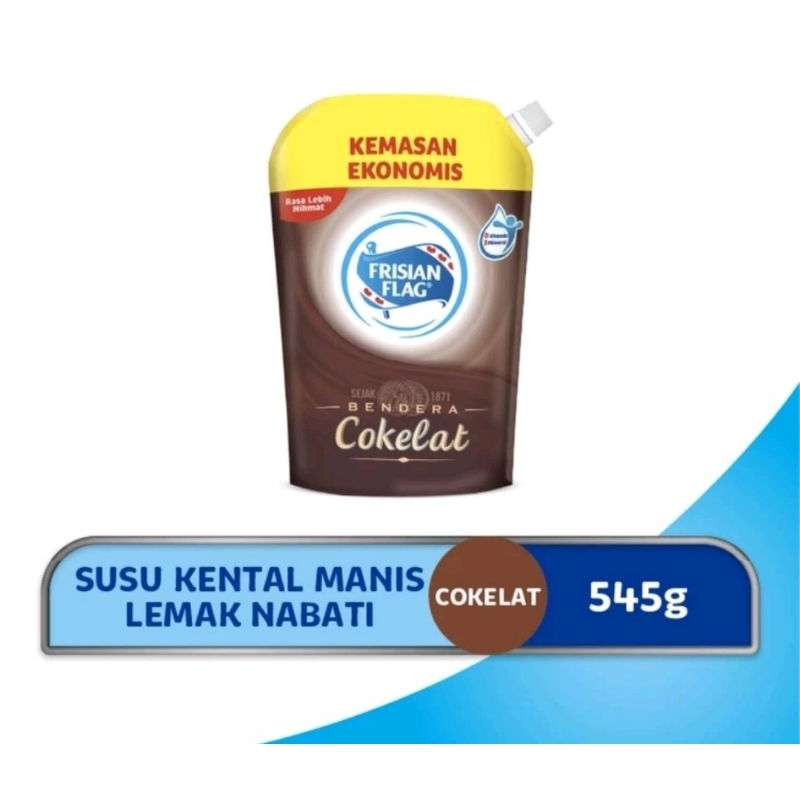 

Frisian Flag Bendera Kental Manis Cokelat Pouch 545gr