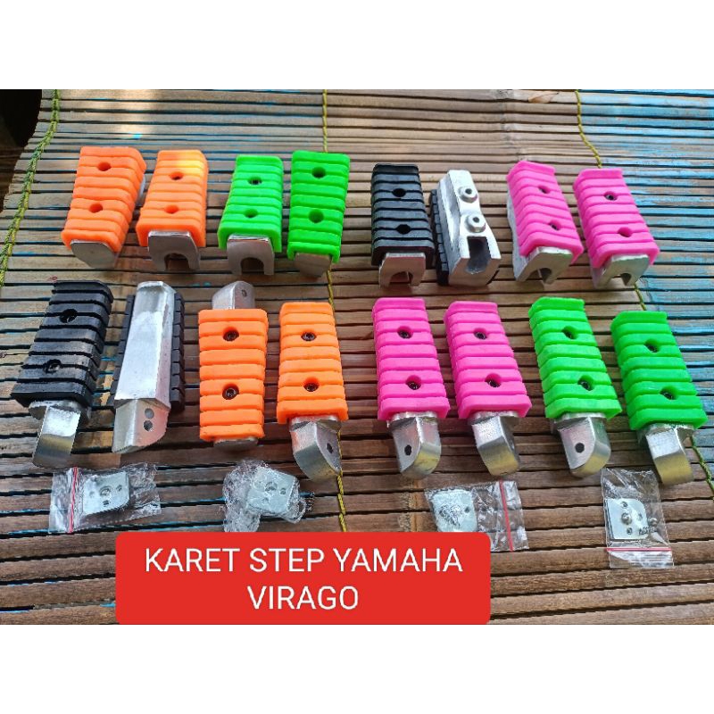 Karet Yamaha virago (WARNA)karet footstep virago
