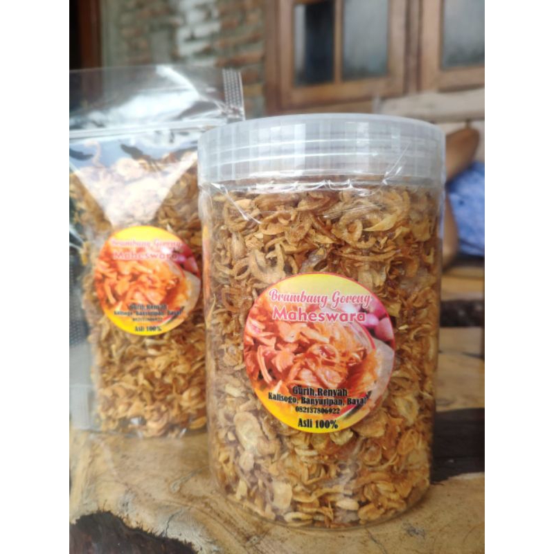 

Bawang Goreng asli MAHESWARA Kemasan 250 gram