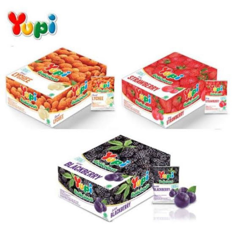 

Yupi Bolicious Box All Variant isi 24pcs/5gr