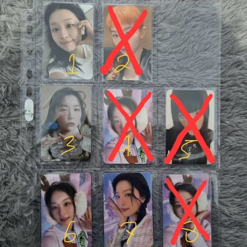 wts ready seulgi photocard ar tattoo smcu suwon ar ticket interview bloom pink christmas standee r t