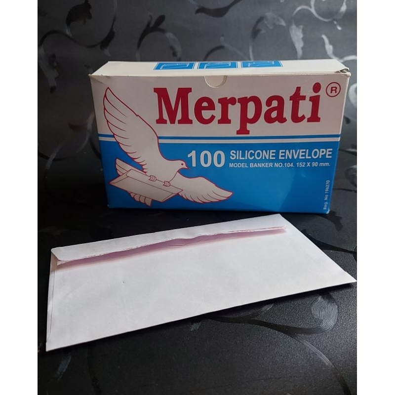 

amplop Merpati isi 100 uk 152x90 mm