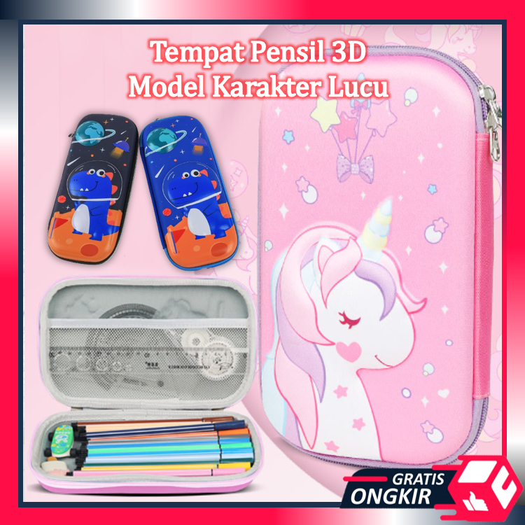 

Gratis Ongkir - S5626 Tempat Pensil 3D Model Terbaru / Kotak Pensil / Tempat Pensil Anak Sekolah 3D Bahan EVA Anti Air