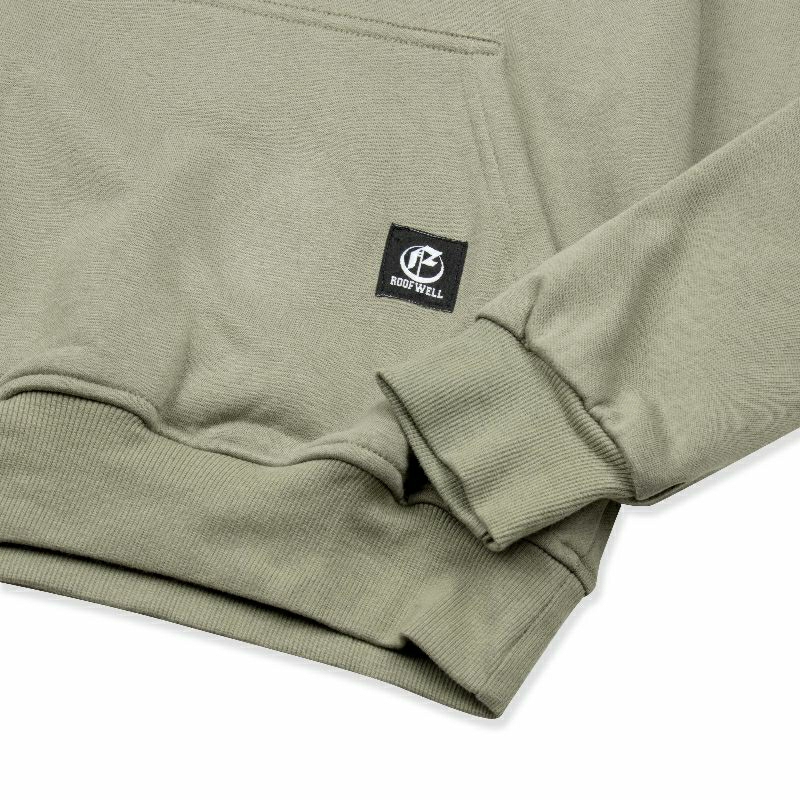 Sweater Hoodie Pria Olive Army - roofwell