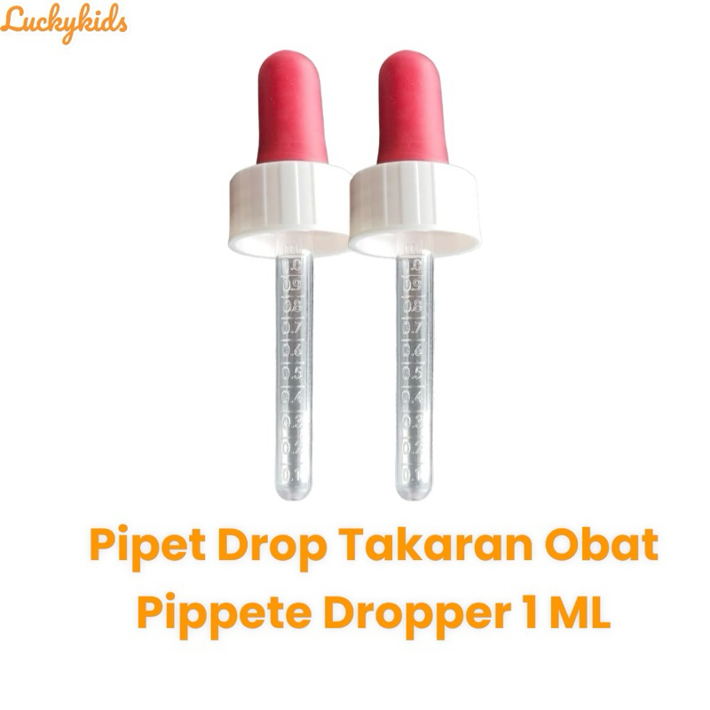 Pipet Drop Takaran Obat Pippete Dropper Penetes 1 ML Obat Untuk Anak