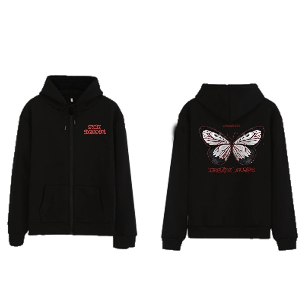 Zipper nct dream logo depan belakang nct dream scape