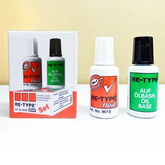 

Tipex Cair Kuas Re-type correcton fluid set 9200