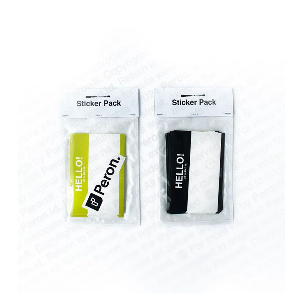 

STIKER HELLO MY NAME CROMO SMALL (10X6CM)