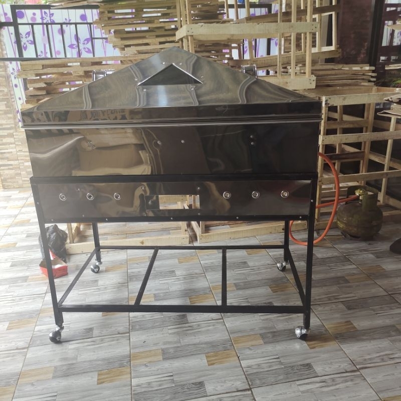 Kukusan Kue kukusan roti kukus Ukuran 75 x 55/ klakat Besar set Pengapian dan kaki