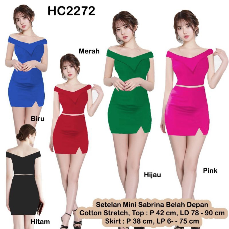 stelan sexy sabrina rok mini 2272 / set import