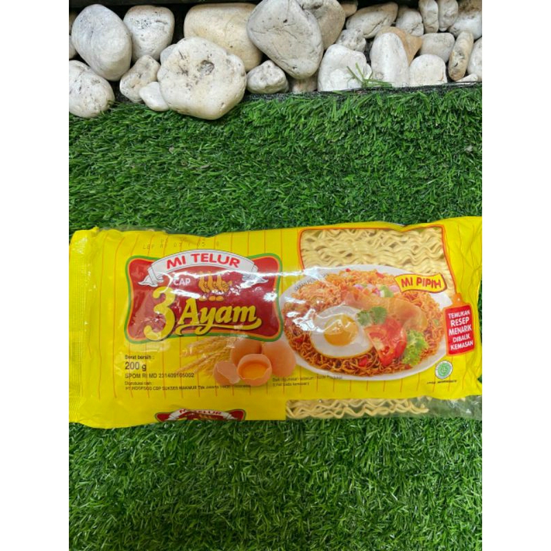 

Mie Telur Cap 3 Ayam Kuning 200 Gram