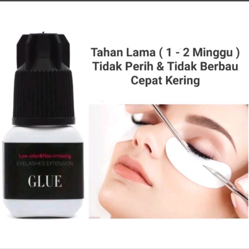 Lem eyelash glue/Eyelash extension GLUE(tahan lama tidak perih)