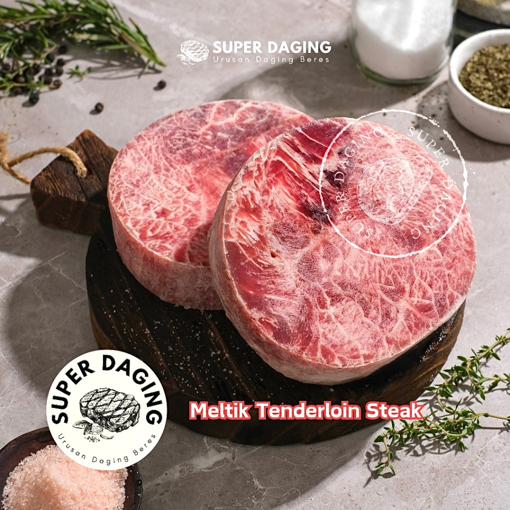 

Daging Steak Tenderloin Beef Meltik 200g - Super Daging Pekanbaru