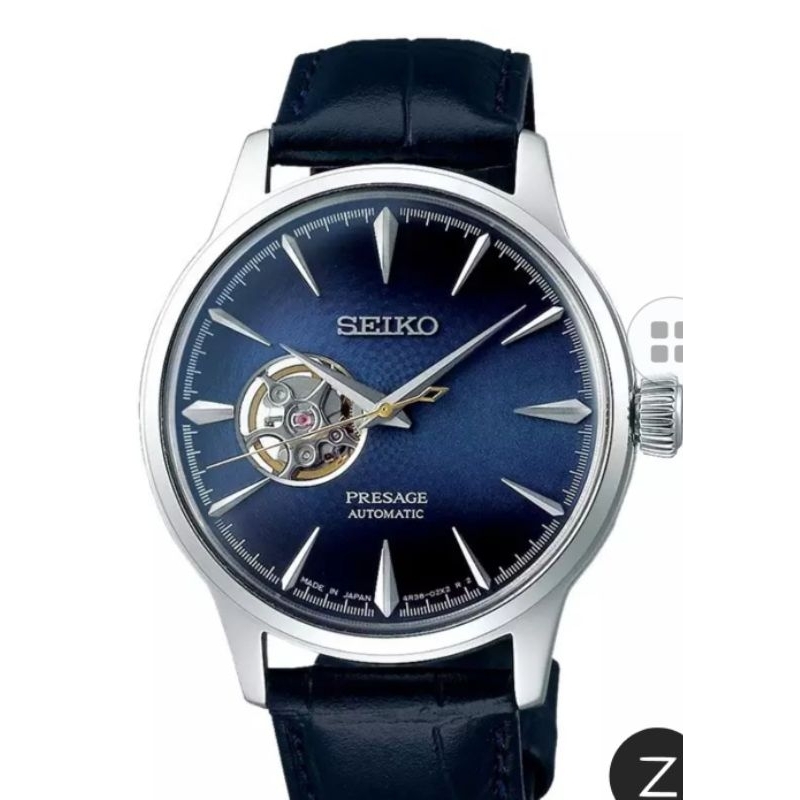 Seiko presage ssa45 blue on black