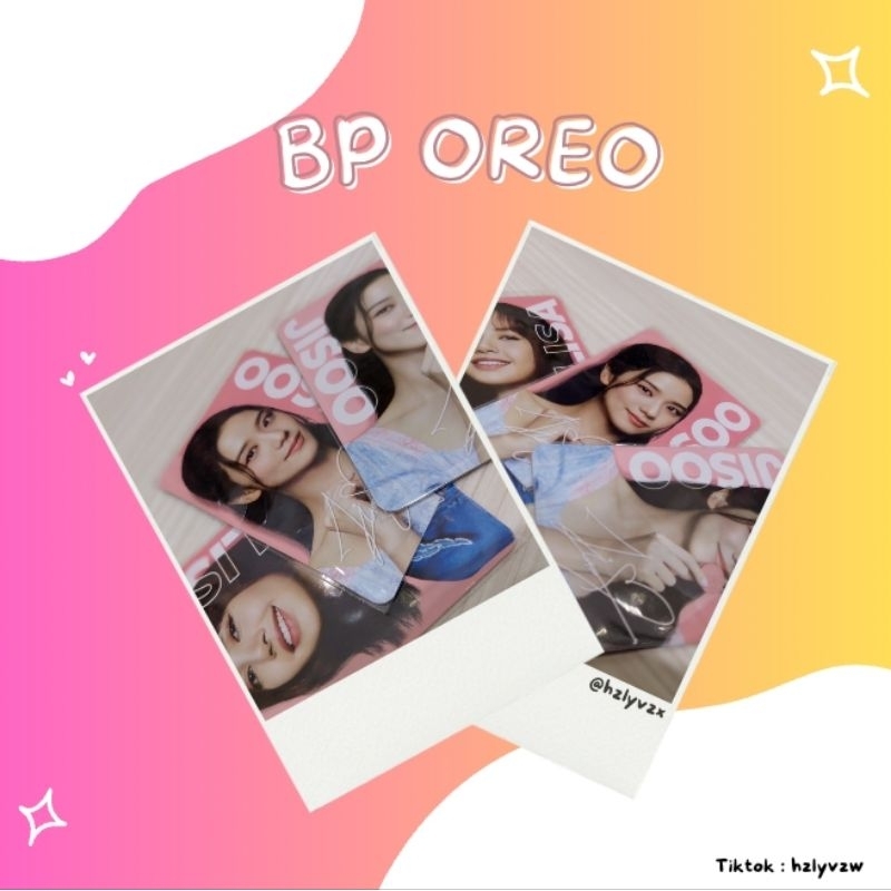 

BLACKPINK X OREO OFFICIAL PHOTOCARD
