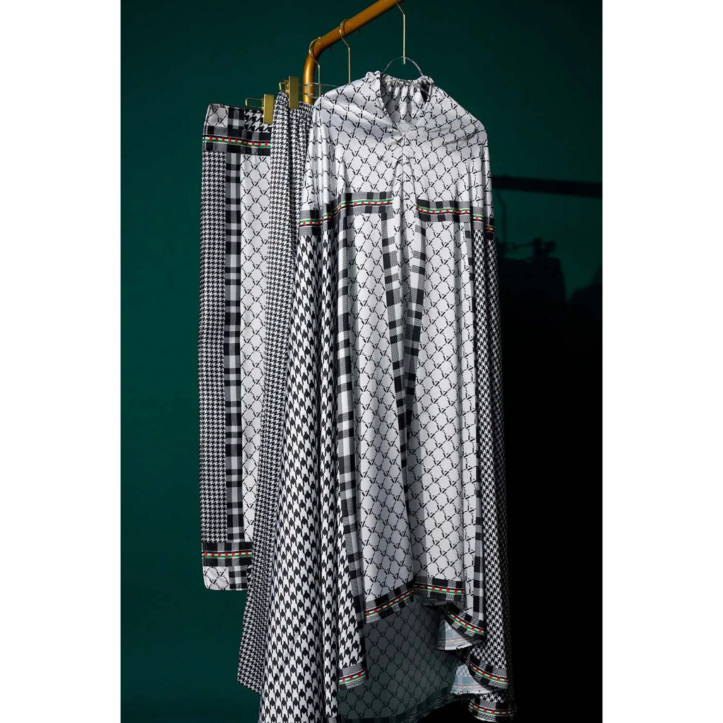 VZ Hurriya Prayer Set (Mukena, Rok, Sajadah, Pouch) Original by VIVI ZUBEDI