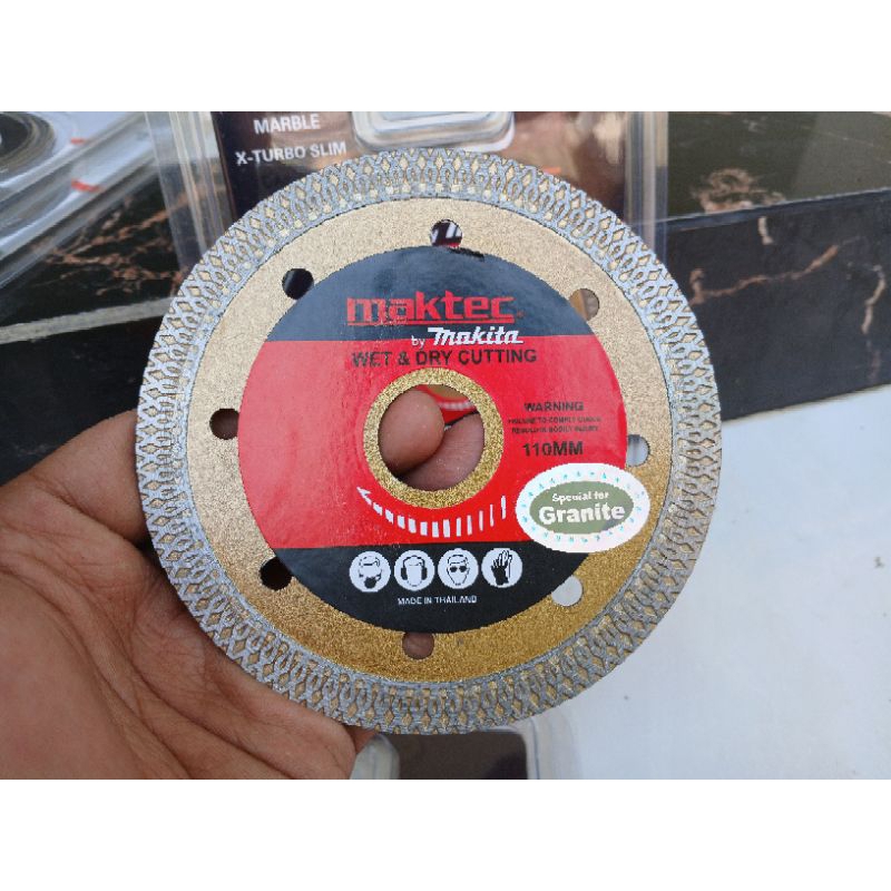 Mata grinda potong Granit MAKTECH TURBO SLIM BATIK