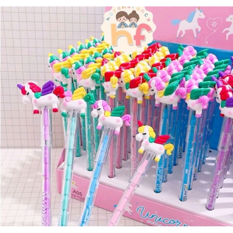 

pensil unicorn lucu