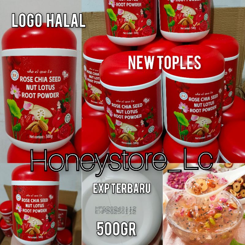 

LOTUS ROOT STARCH ROSE/BUBUK AKAR TERATAI