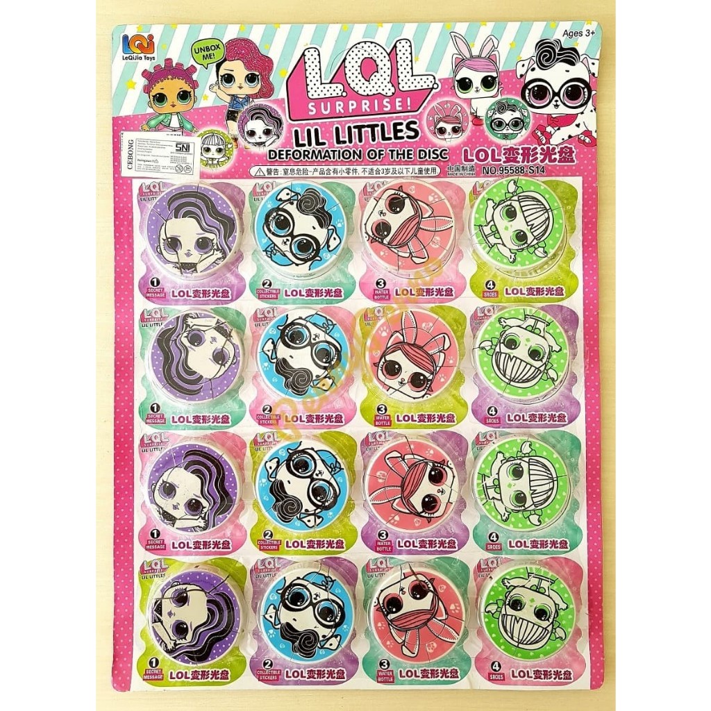 Mainan Anak Robot CD LOL / Robot Kaset 2 in 1 (Mainan Jadul)