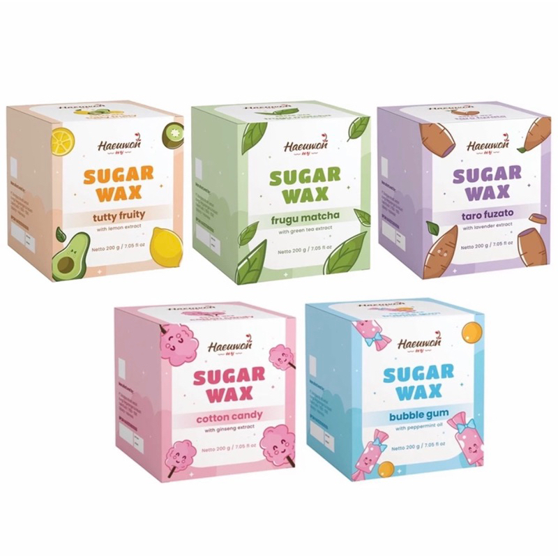 Haeuwon Korean Sugar Waxing Kit (BPOM) Pencabut Bulu Ketiak Kaki Tangan Miss V