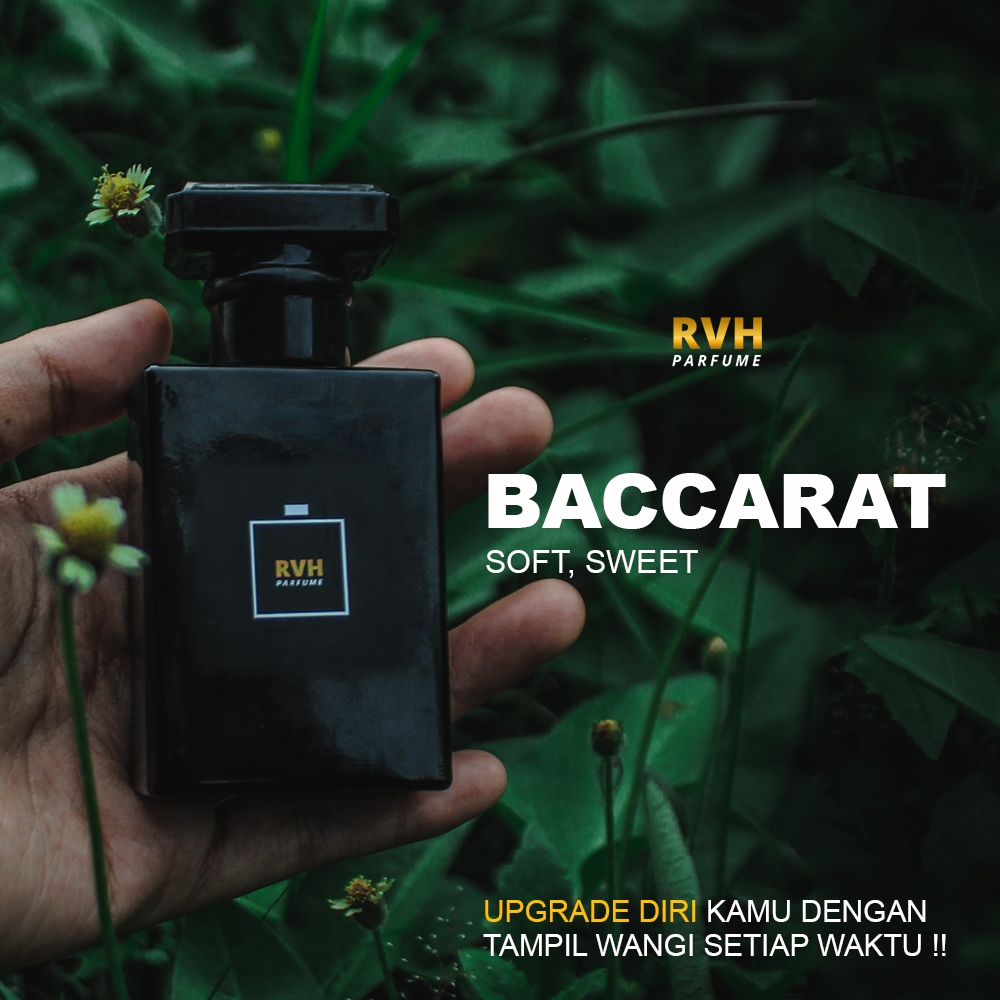 Parfum Pria TAHAN LAMA| Baccarat 30ml Non Alkohol | RVH Parfume