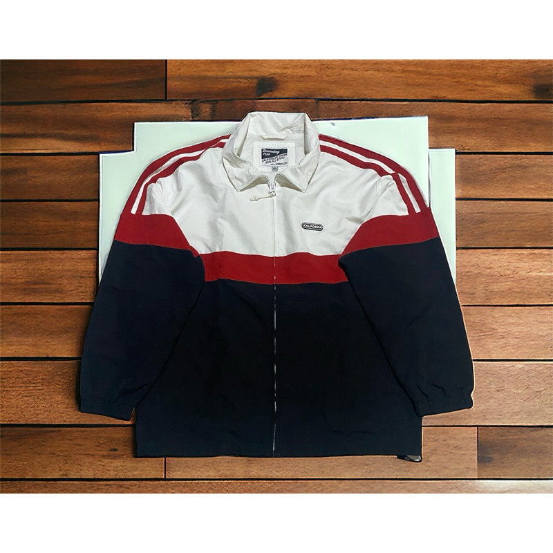 WINDBREAKER JAKET WHO AU COLOURBLOCK ORIGINAL SIZE L