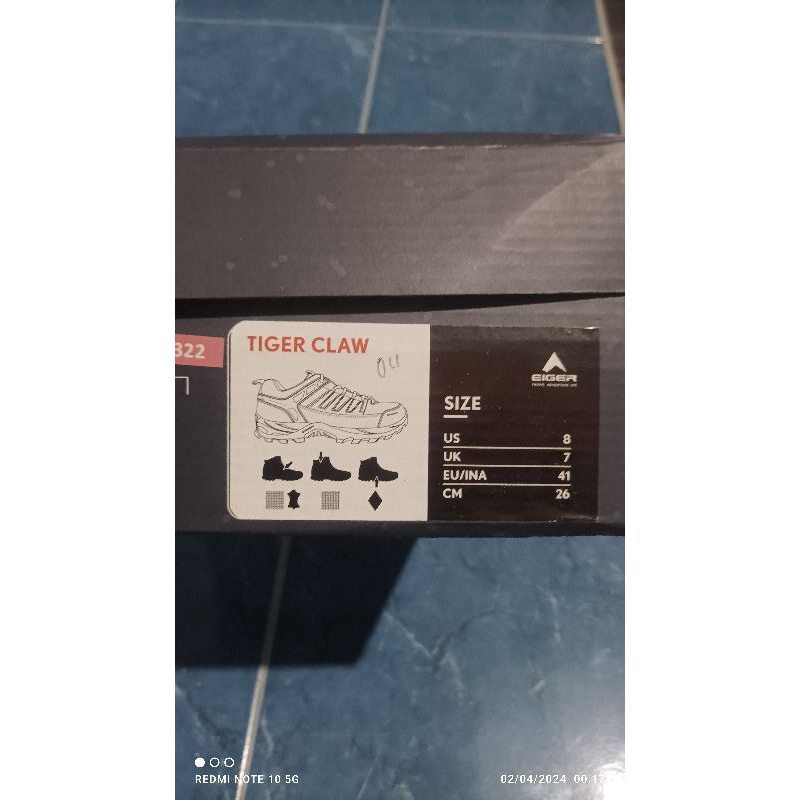 sepatu eiger tiger claw original store