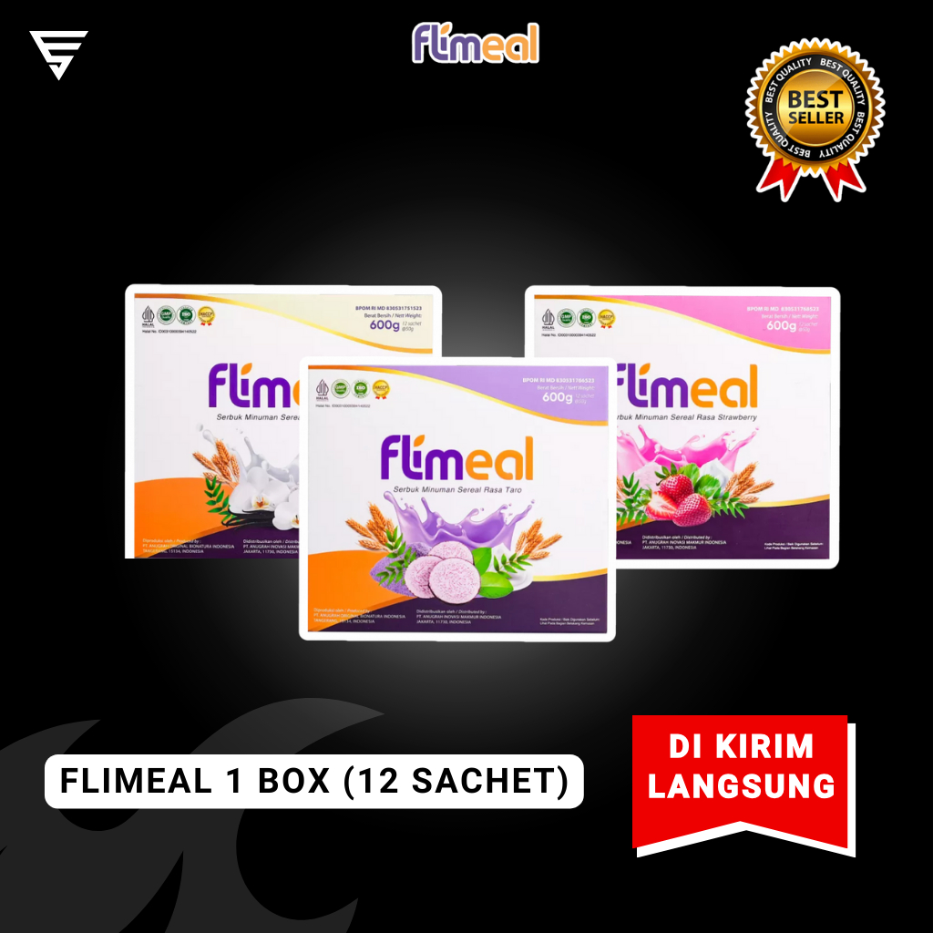 

[GARANSI ORI] FLIMEAL Makanan Diet Rendah Kalori Meal Replacement