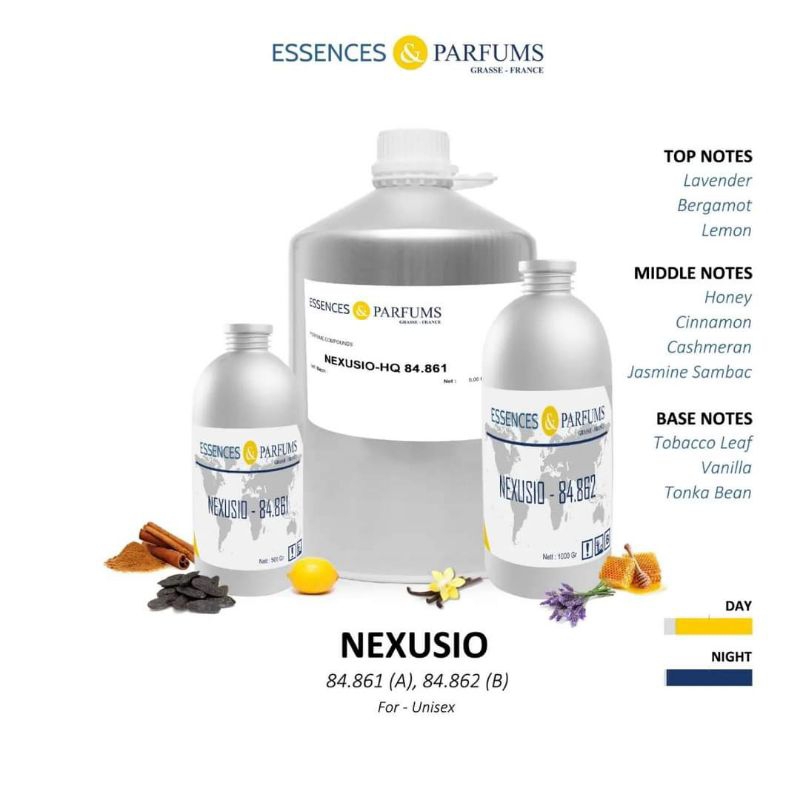 Bibit Parfum Searah NAXOS* by XERJOFF ( NEXUSIO ) 500 ml Segel by ESSENCES & PARFUMS