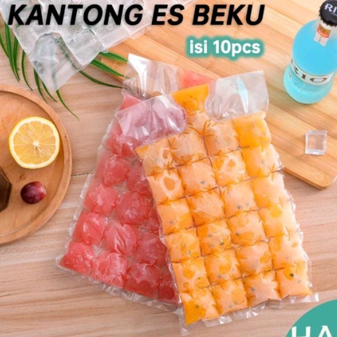Plastik cetkan es batu kantong cetkan plastik es batu 24 cetakan es batu