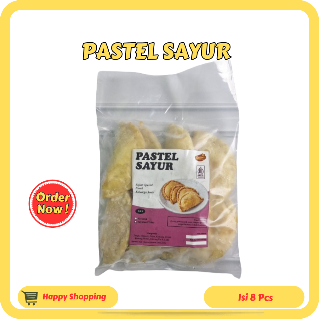 

Pastel Sayuran Isi 8