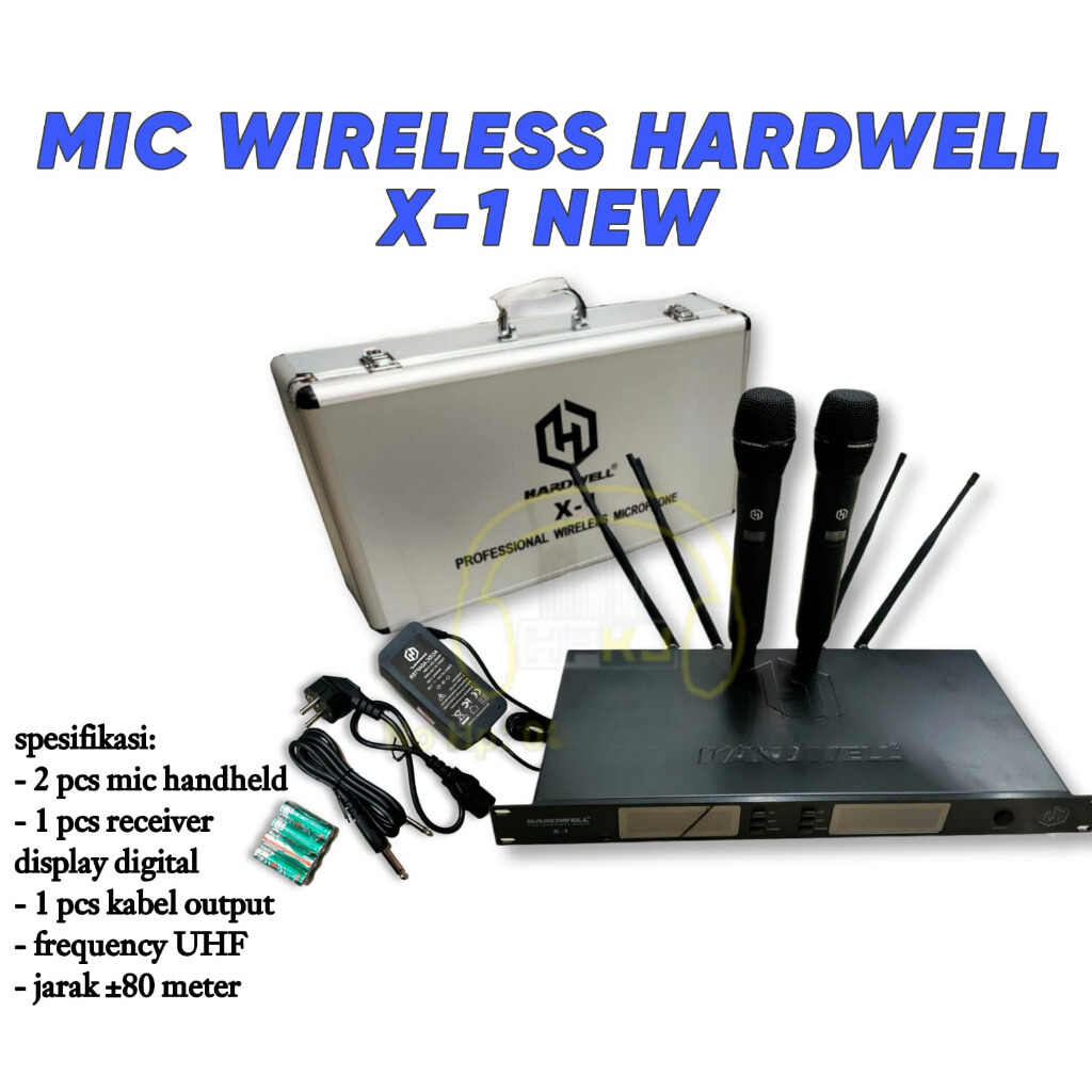 MIC WIRELESS HARDWELL X - 1 Microphone Wireless Hardwell X 1 x1