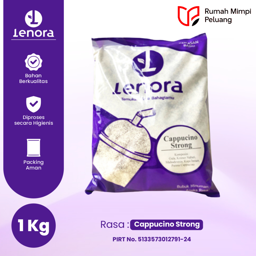 

LENORA Bubuk Minuman Cappucino Strong 1kg
