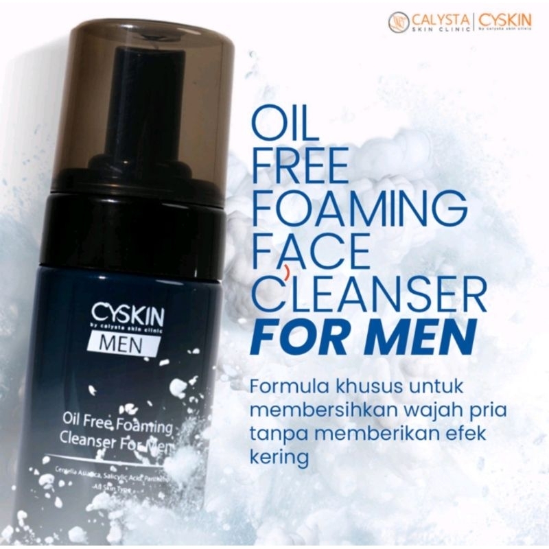 Facial Wash Pria Mencerahkan Cyskin by Calysta Skincare