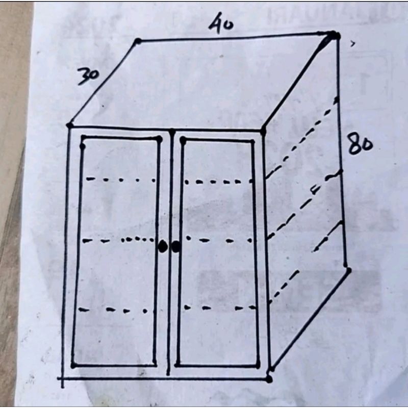 bufet gantung | custom | kayu jati suka woodcraft